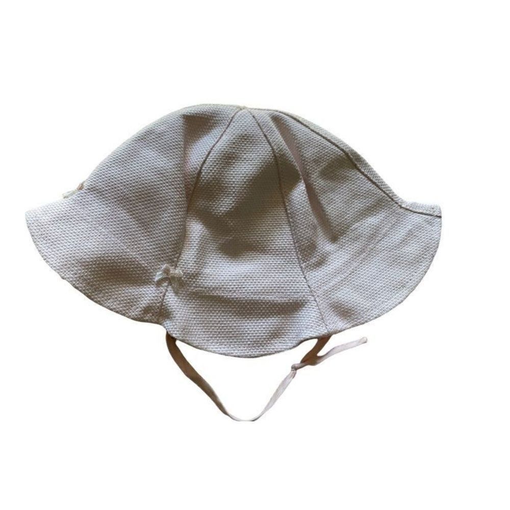 Pink Bunny Business infant sun hat